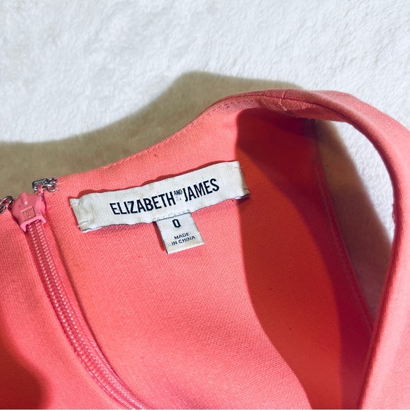 Elizabeth & James Coral Flared Dress - Picture 6 of 6